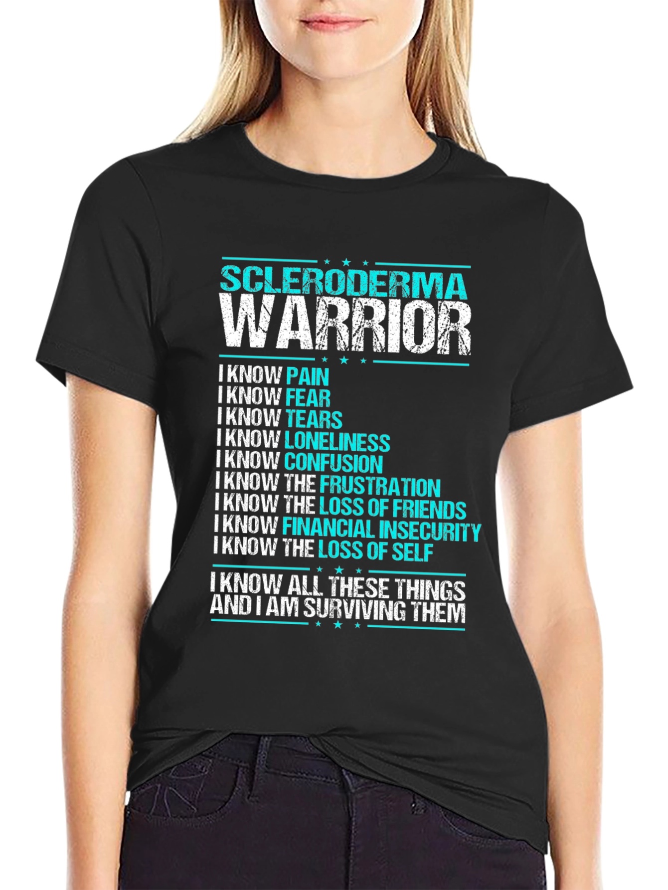 Scleroderma Warrior Awareness T-Shirt
