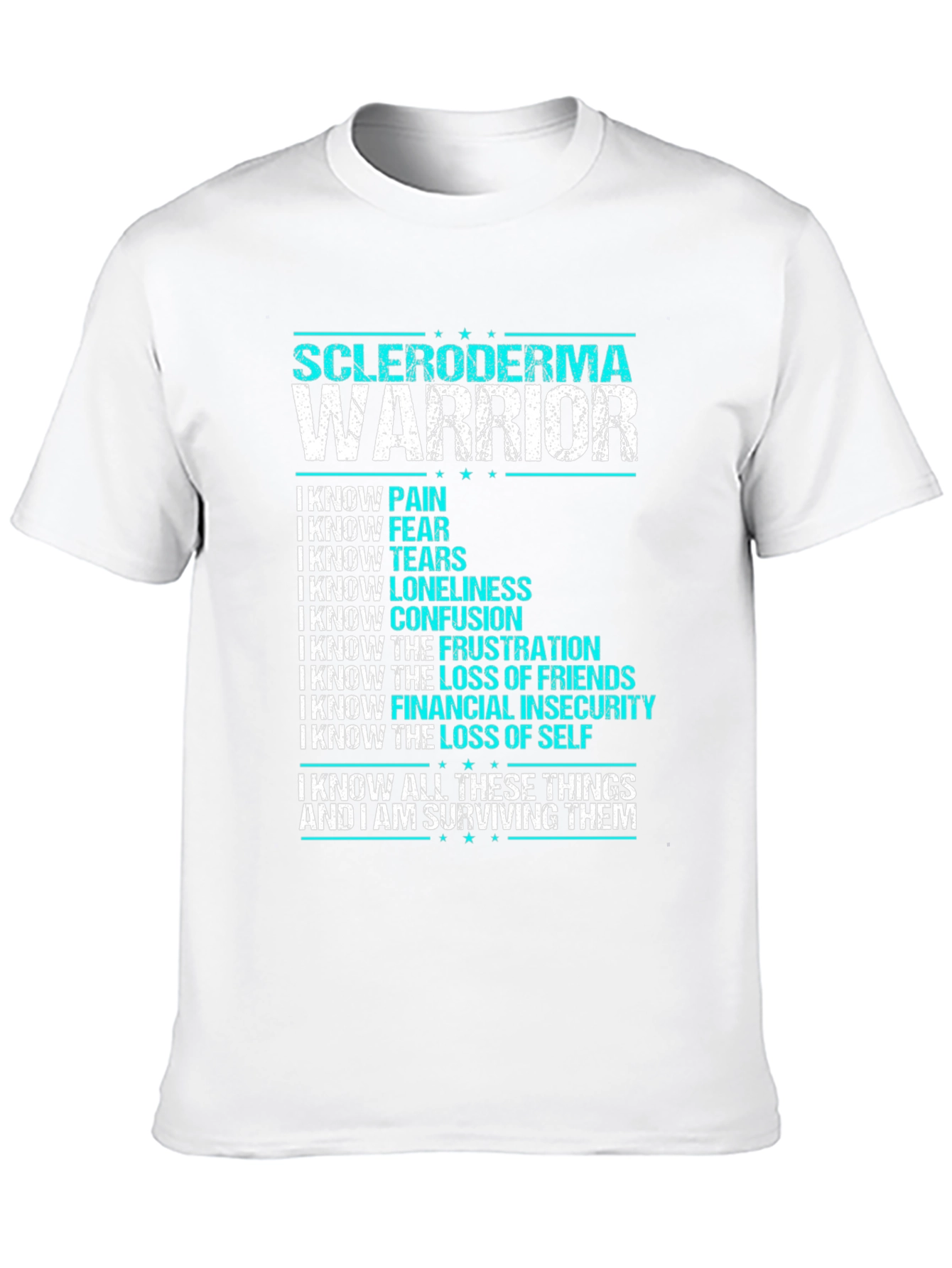 Scleroderma Warrior Awareness T-Shirt