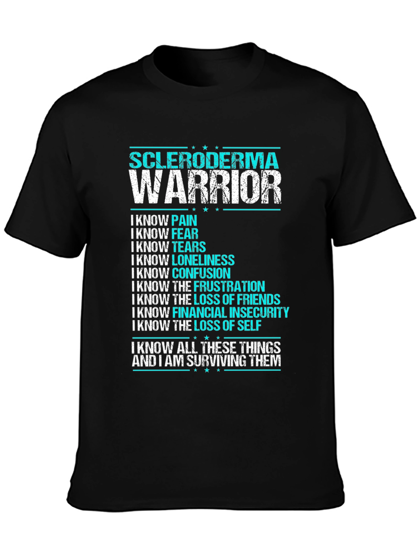 Scleroderma Warrior Awareness T-Shirt