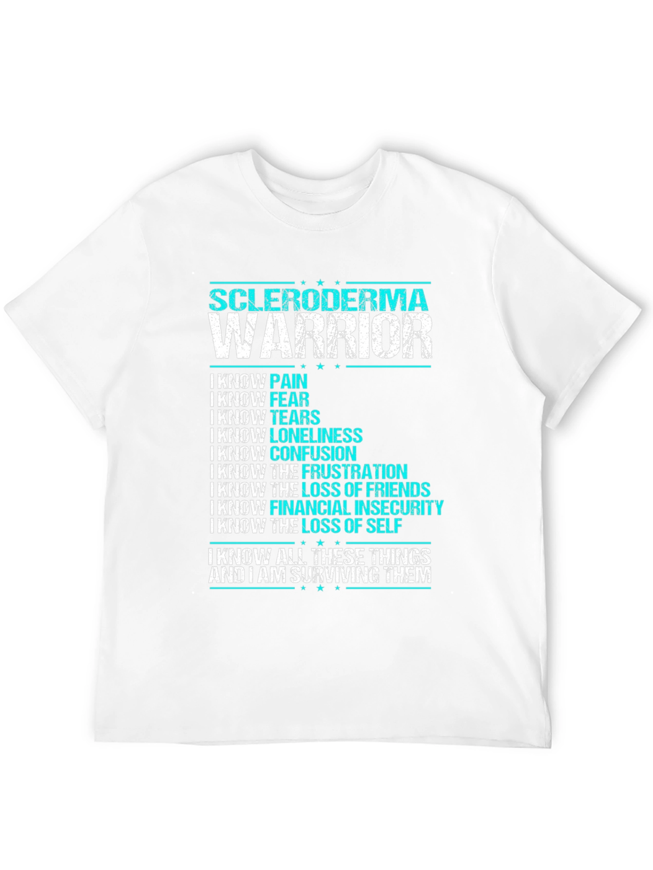 Scleroderma Warrior Awareness T-Shirt