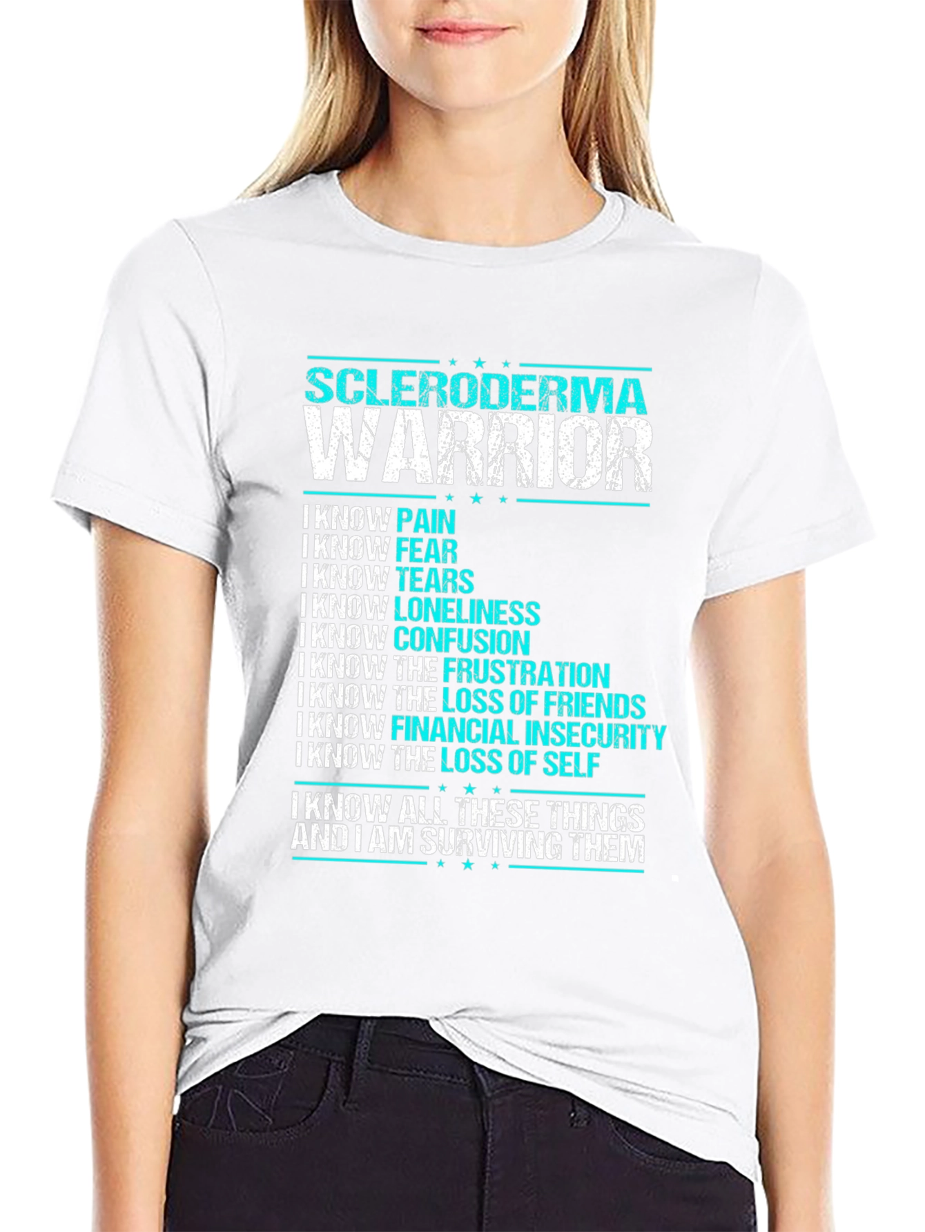 Scleroderma Warrior Awareness T-Shirt