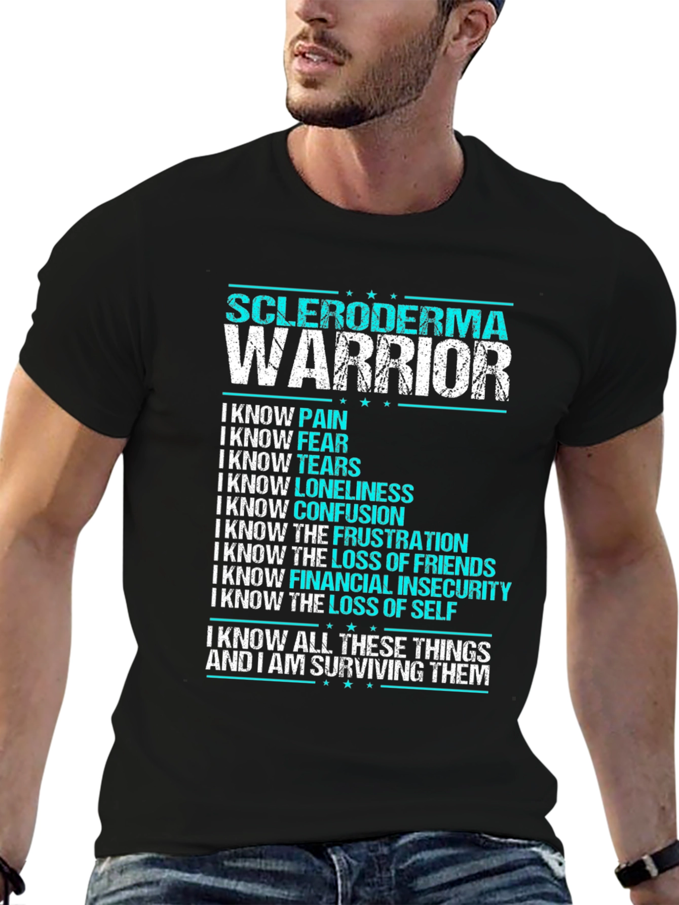 Scleroderma Warrior Awareness T-Shirt