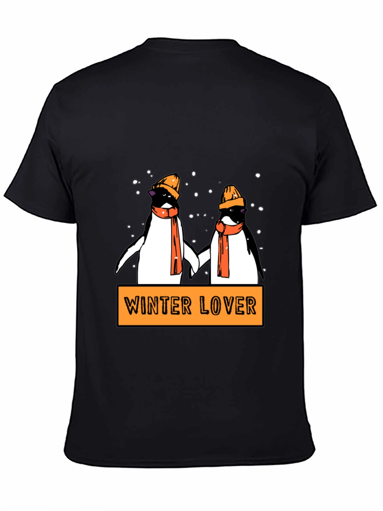 Winter Lover Penguin Graphic T-Shirt
