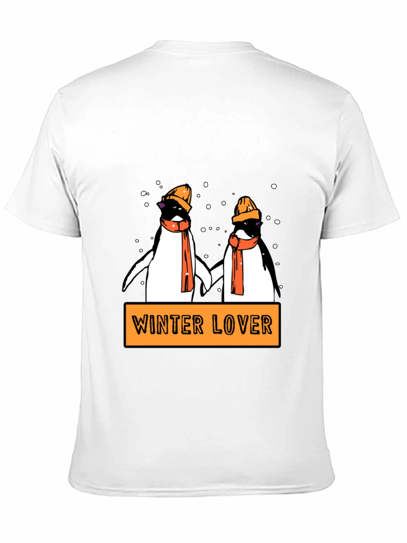 Winter Lover Penguin Graphic T-Shirt