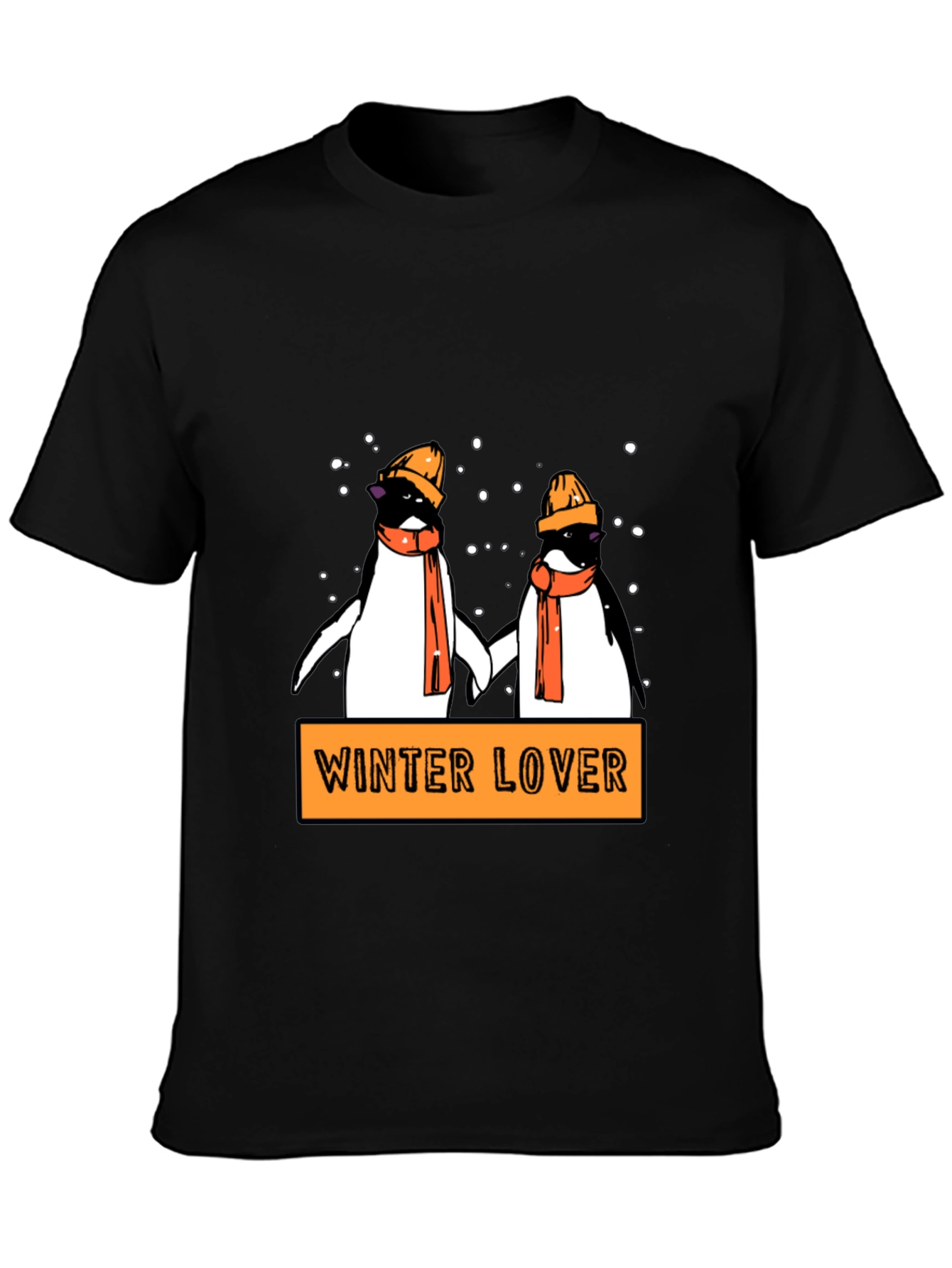 Winter Lover Penguin Graphic T-Shirt