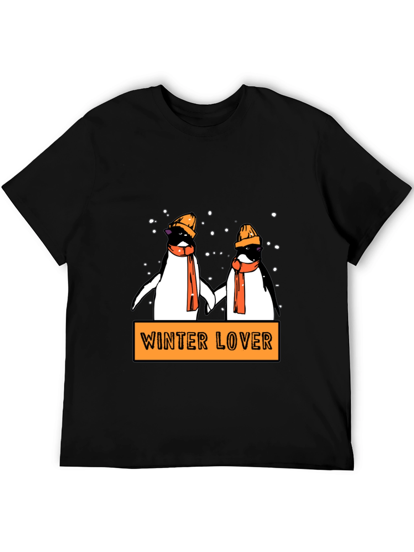 Winter Lover Penguin Graphic T-Shirt