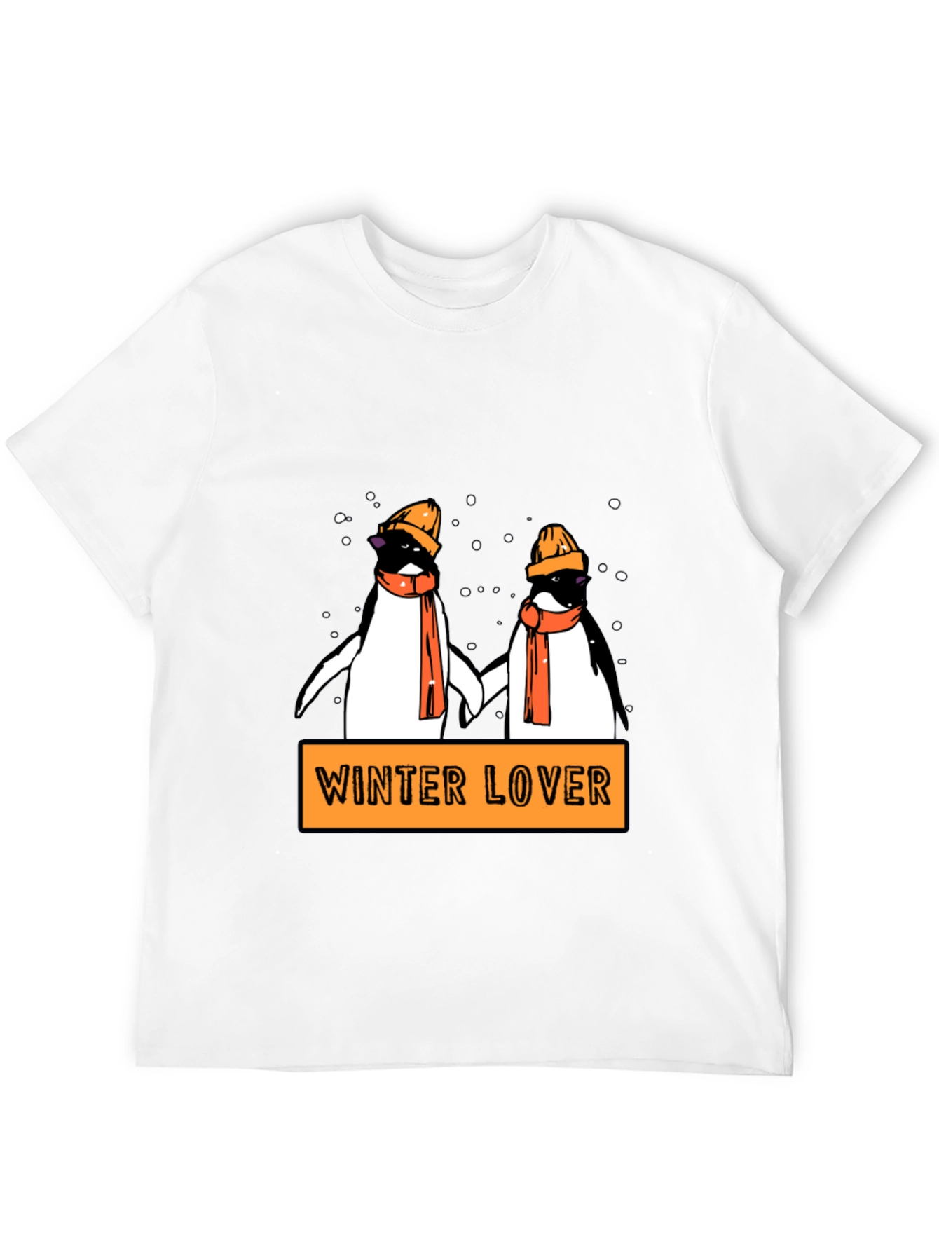 Winter Lover Penguin Graphic T-Shirt