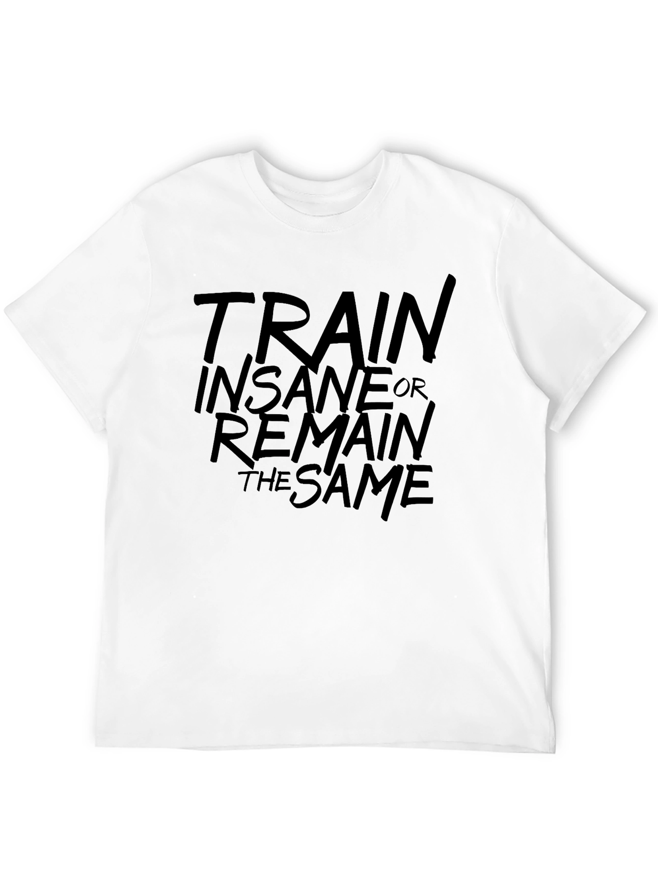 Train Insane or Remain the Same Graphic Tee