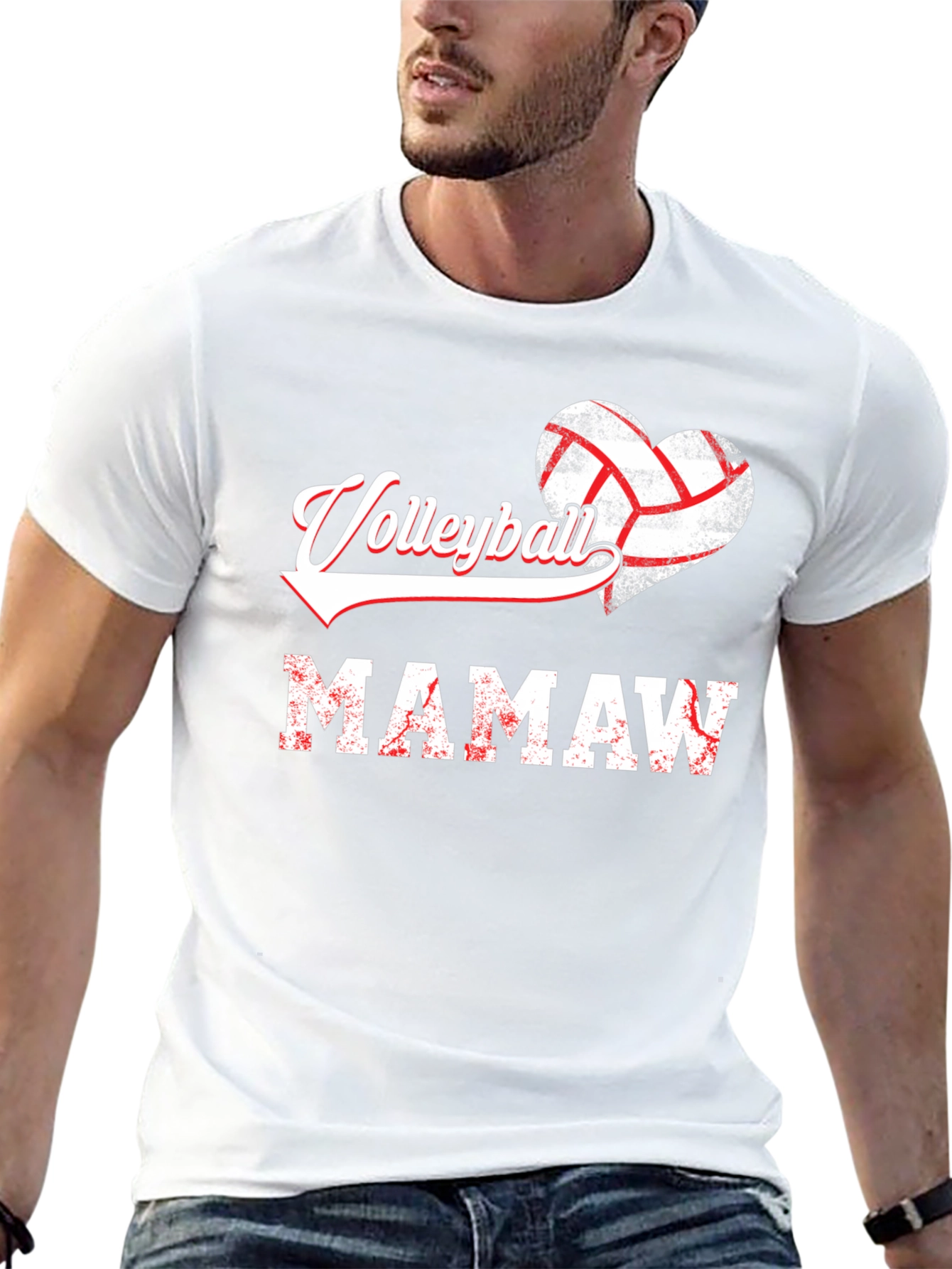Volleyball Mamaw Graphic T-Shirt