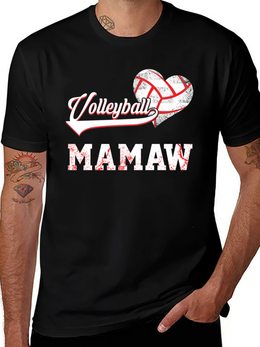 Volleyball Mamaw Graphic T-Shirt