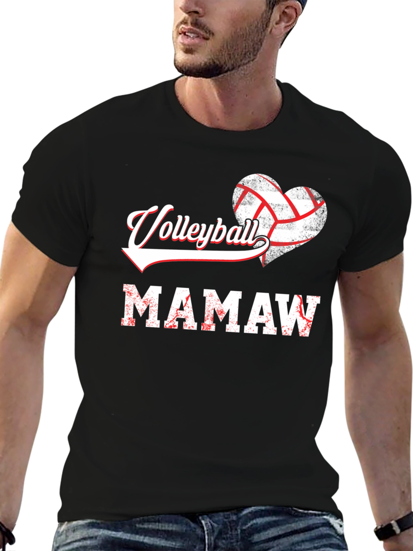 Volleyball Mamaw Graphic T-Shirt