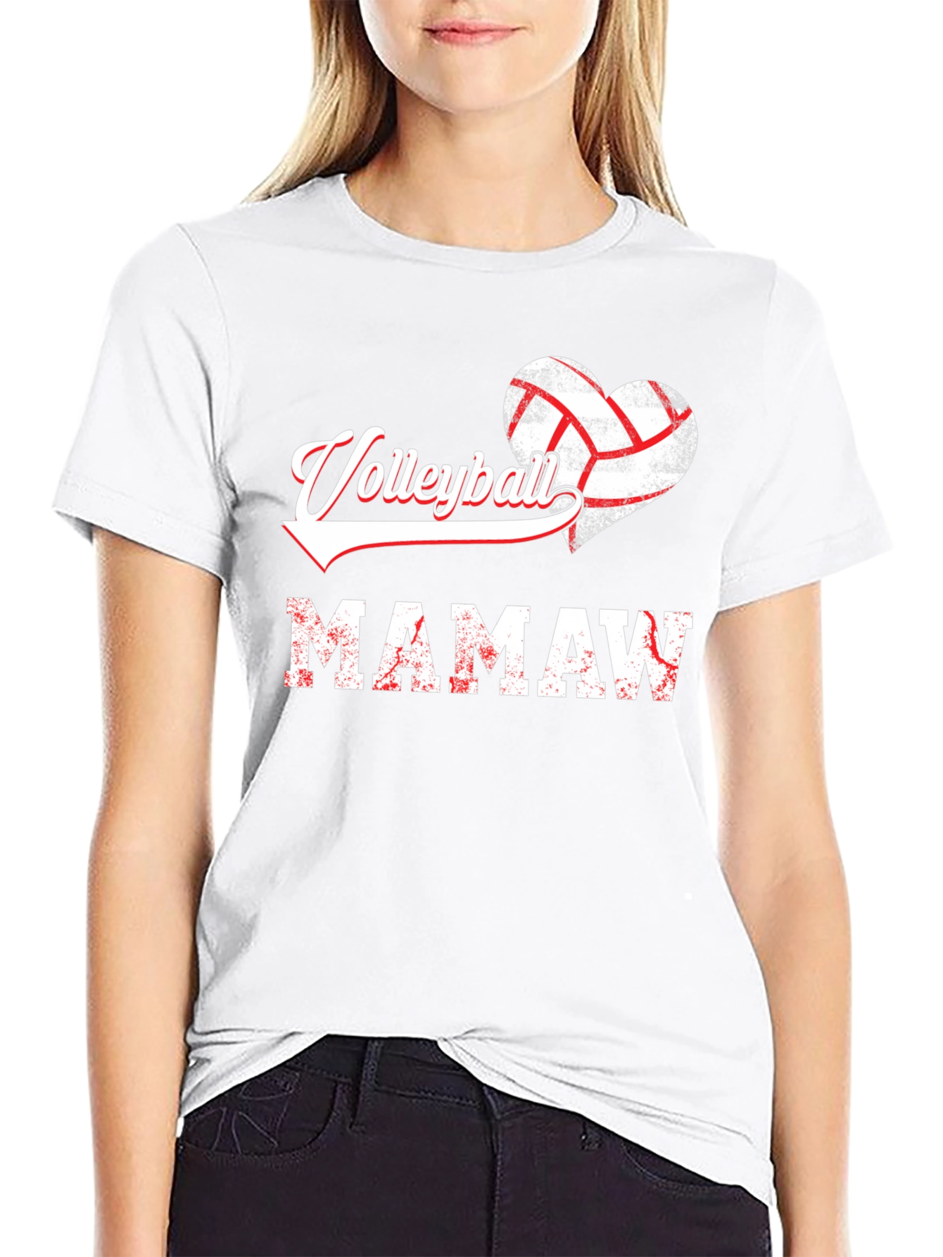 Volleyball Mamaw Graphic T-Shirt