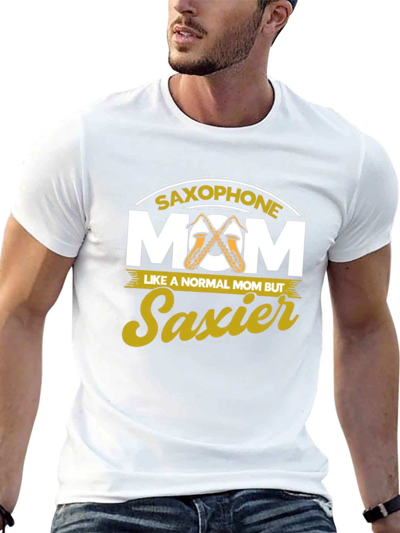 Saxophone Mom T-Shirt - Saxier Than Normal!