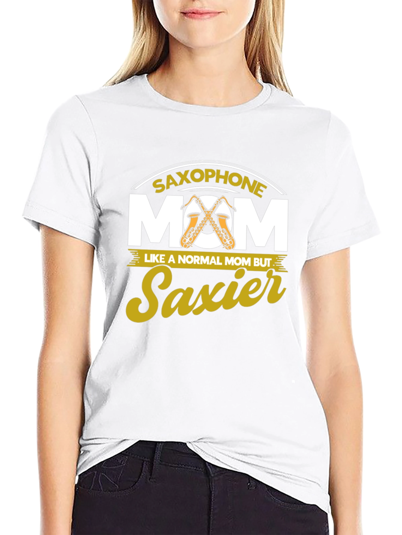 Saxophone Mom T-Shirt - Saxier Than Normal!