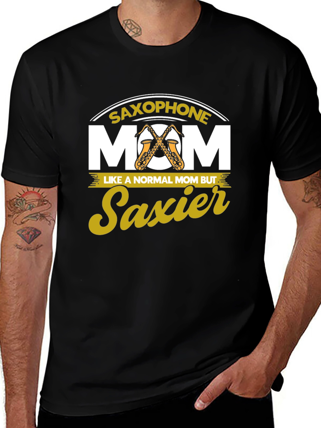 Saxophone Mom T-Shirt - Saxier Than Normal!