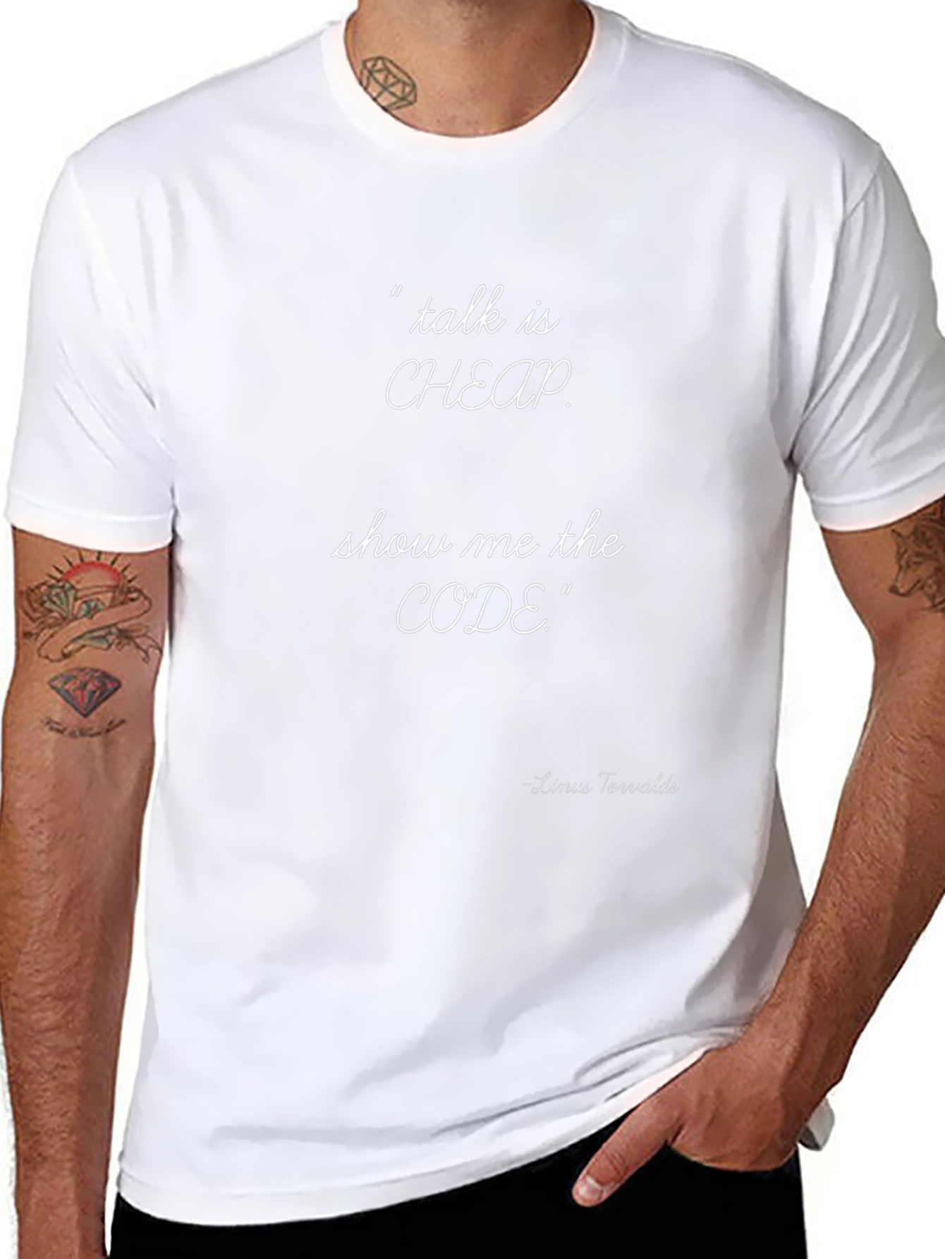 Talk is Cheap Show Me The Code T-Shirt