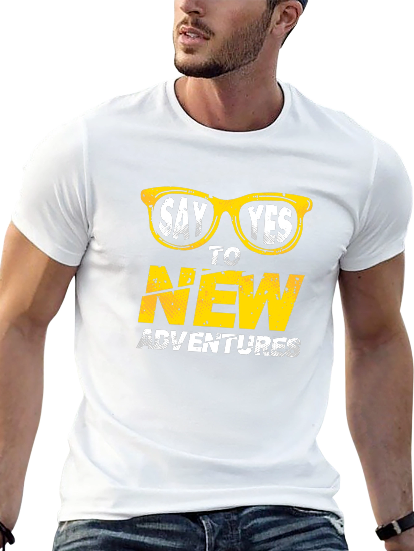 Say Yes to New Adventures Graphic T-Shirt