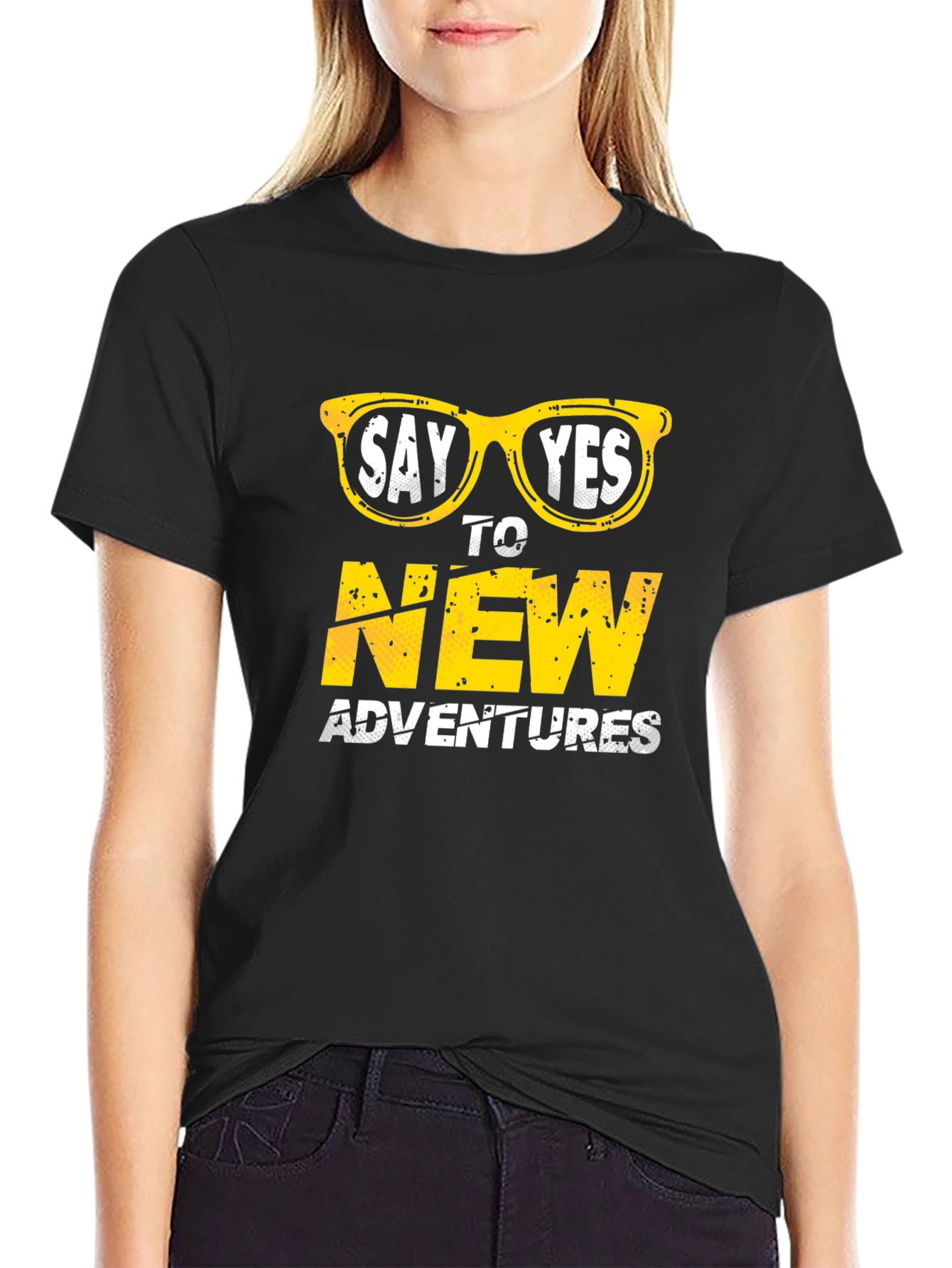 Say Yes to New Adventures Graphic T-Shirt