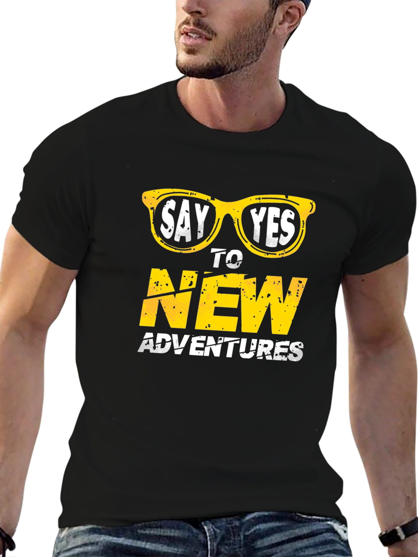 Say Yes to New Adventures Graphic T-Shirt
