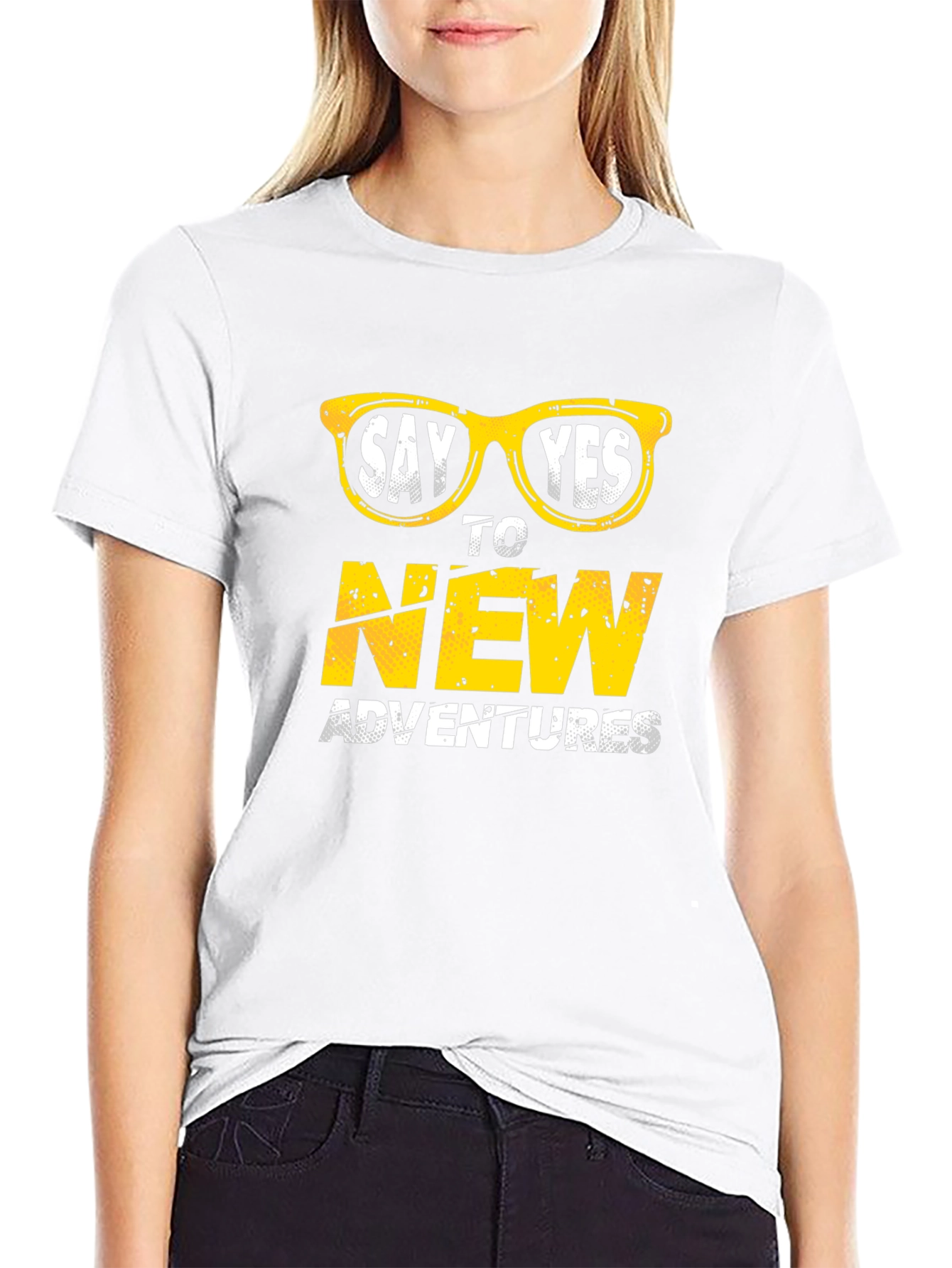 Say Yes to New Adventures Graphic T-Shirt