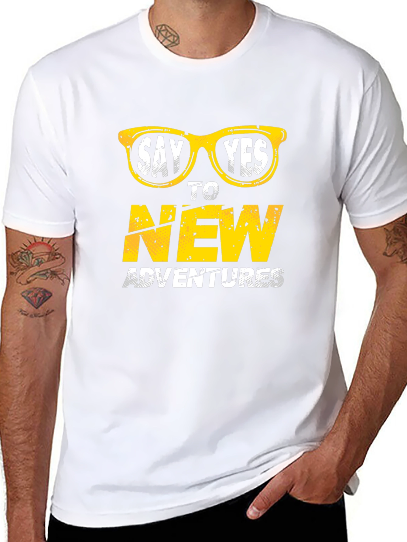 Say Yes to New Adventures Graphic T-Shirt