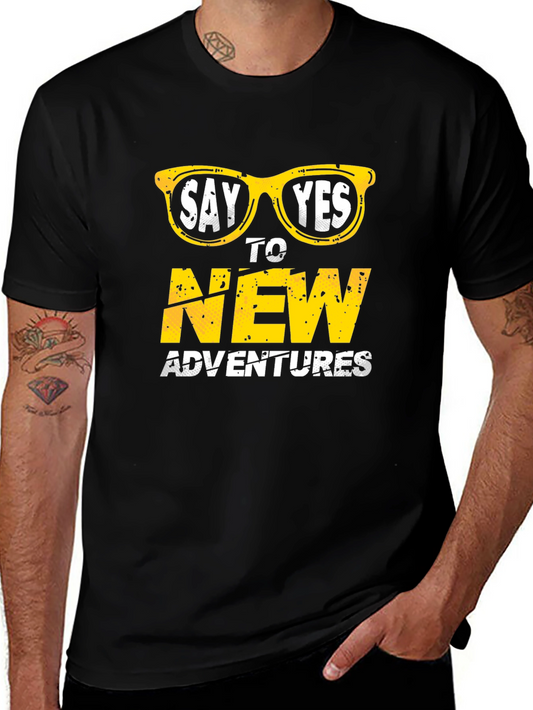 Say Yes to New Adventures Graphic T-Shirt