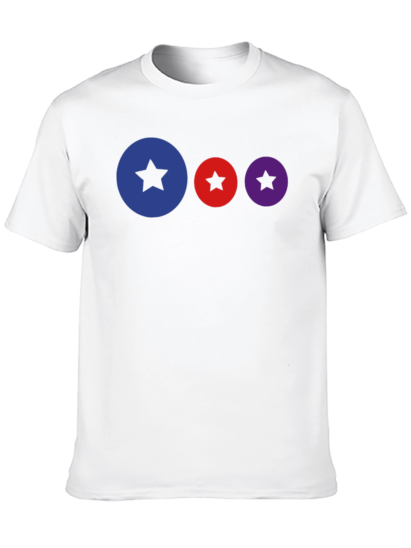 Starry Circle Black T-Shirt - Trendy & Stylish!