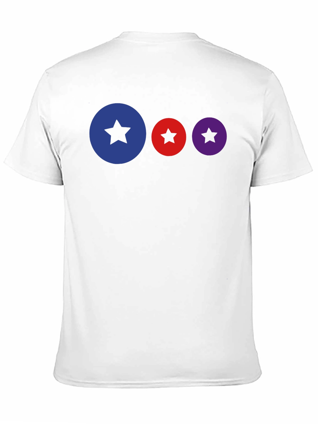 Starry Circle Black T-Shirt - Trendy & Stylish!