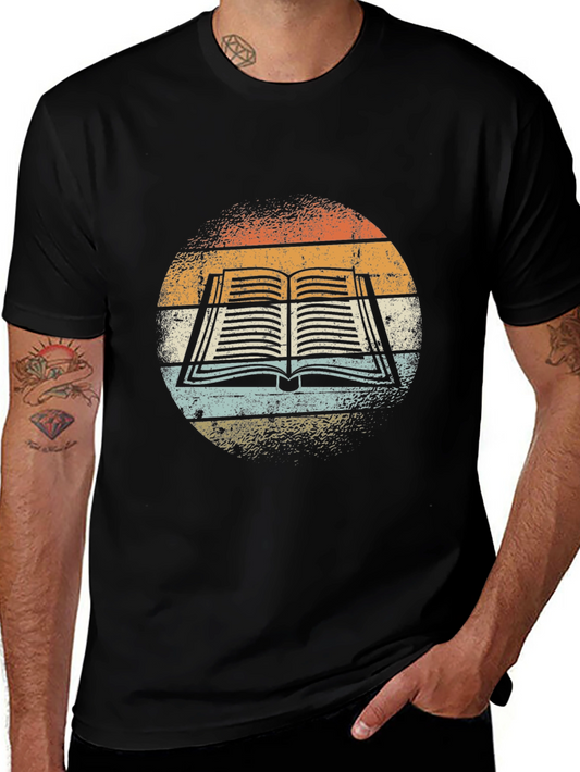 Retro Book Graphic Tee - Readers Style