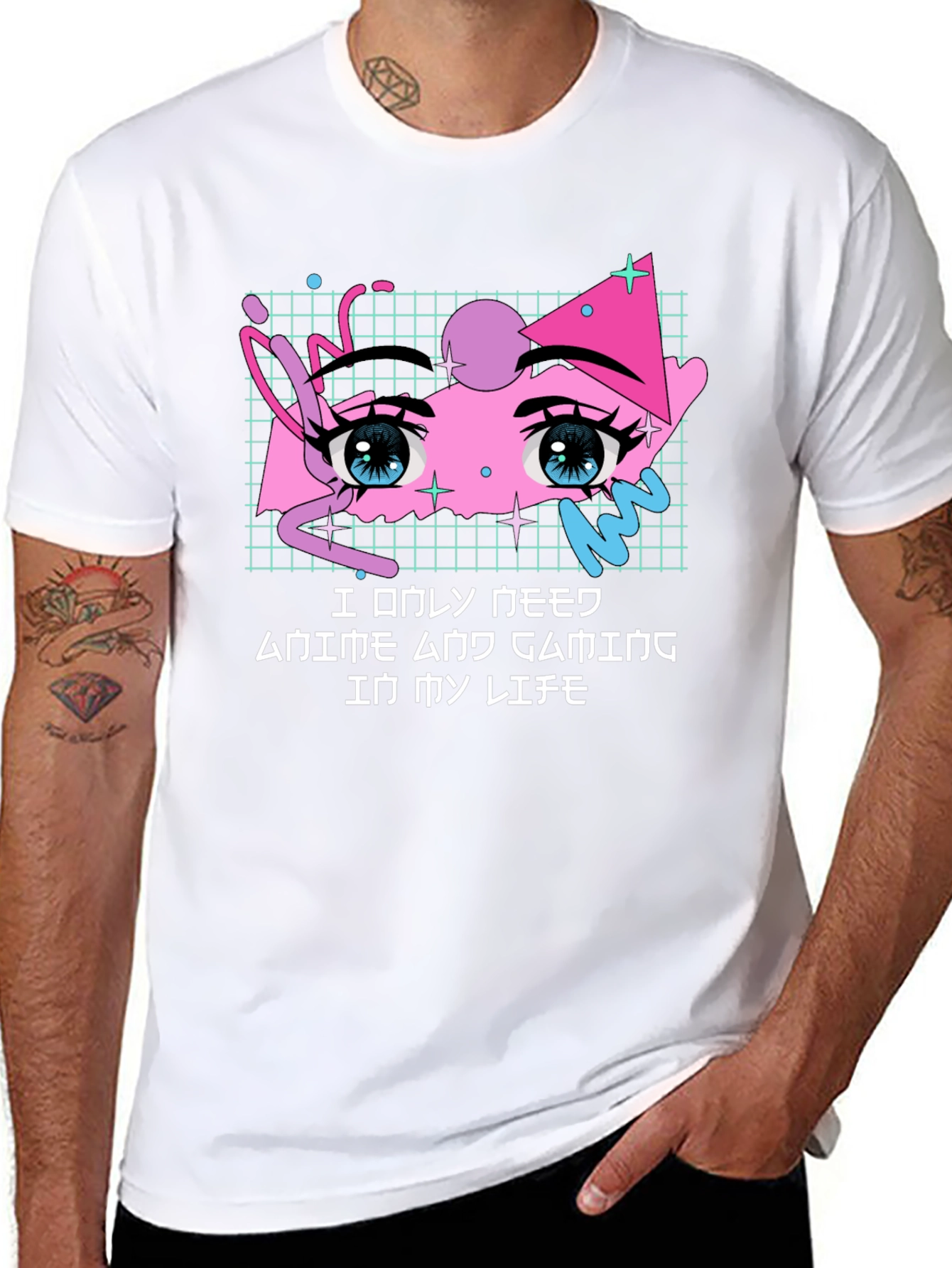 Anime Gaming T-Shirt - Kawaii Style