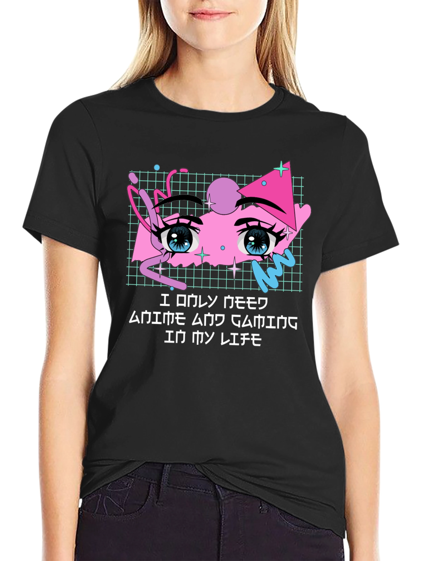 Anime Gaming T-Shirt - Kawaii Style