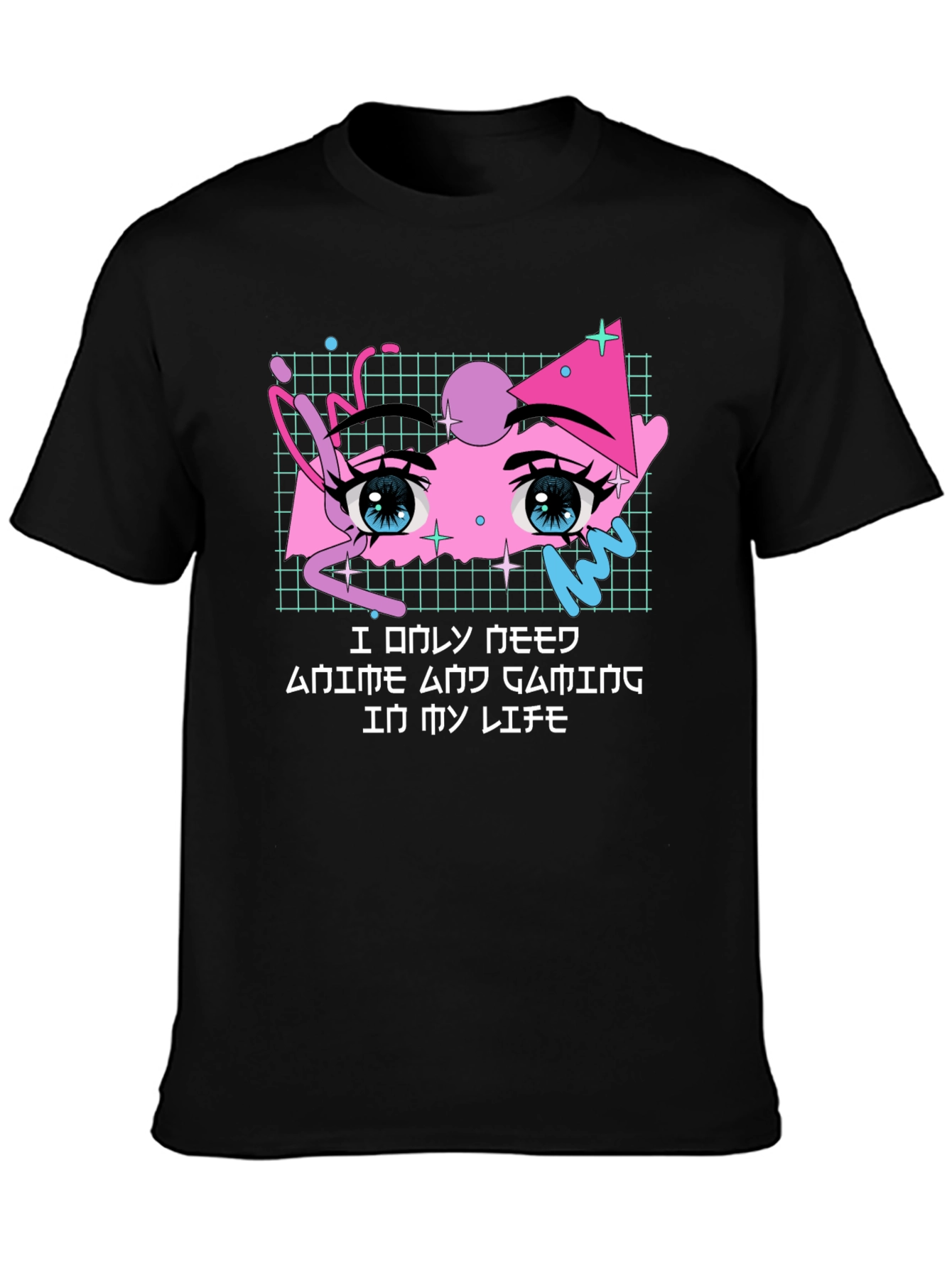 Anime Gaming T-Shirt - Kawaii Style