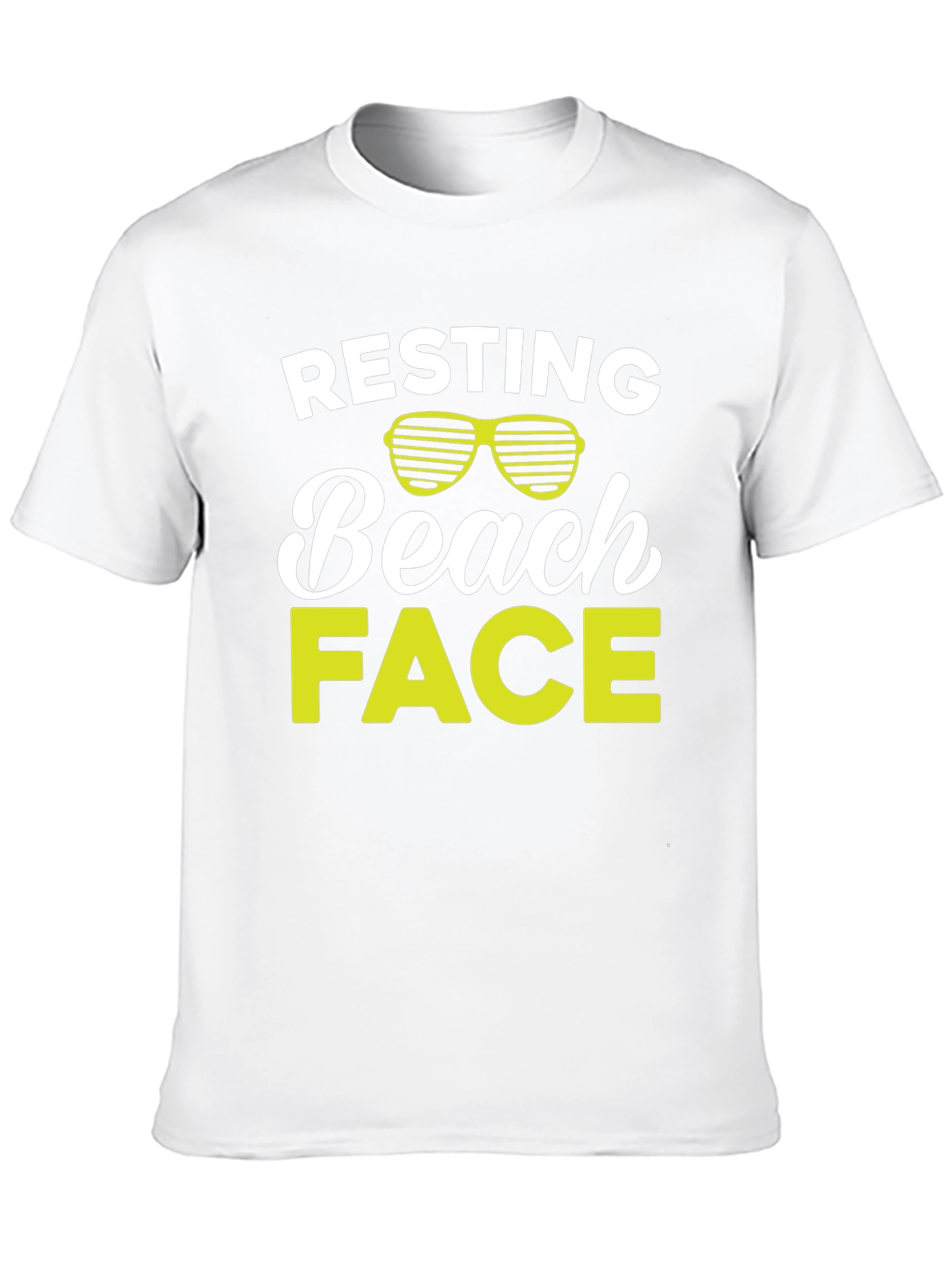 Resting Beach Face Graphic T-Shirt