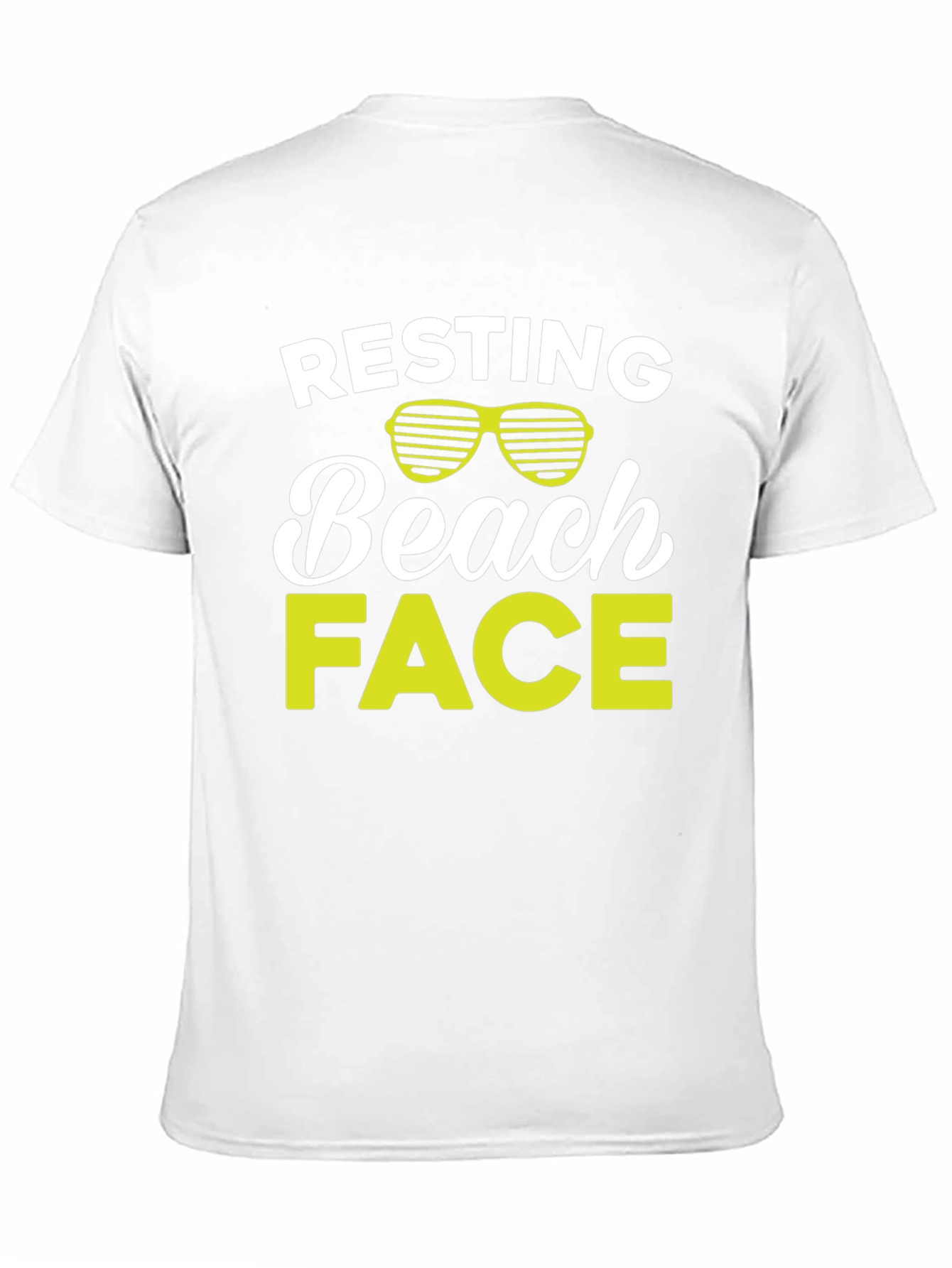 Resting Beach Face Graphic T-Shirt