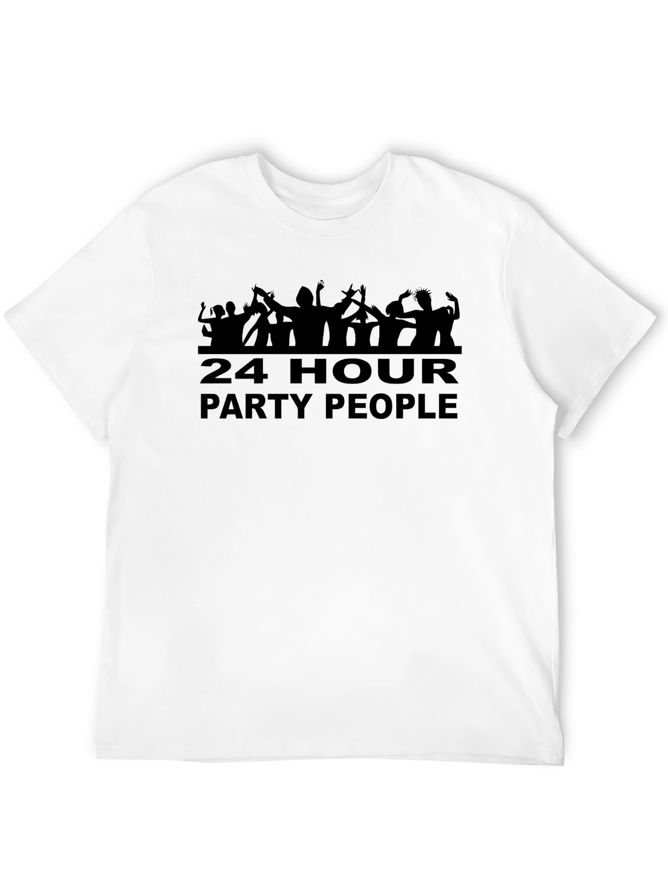 24 Hour Party People Black T-Shirt