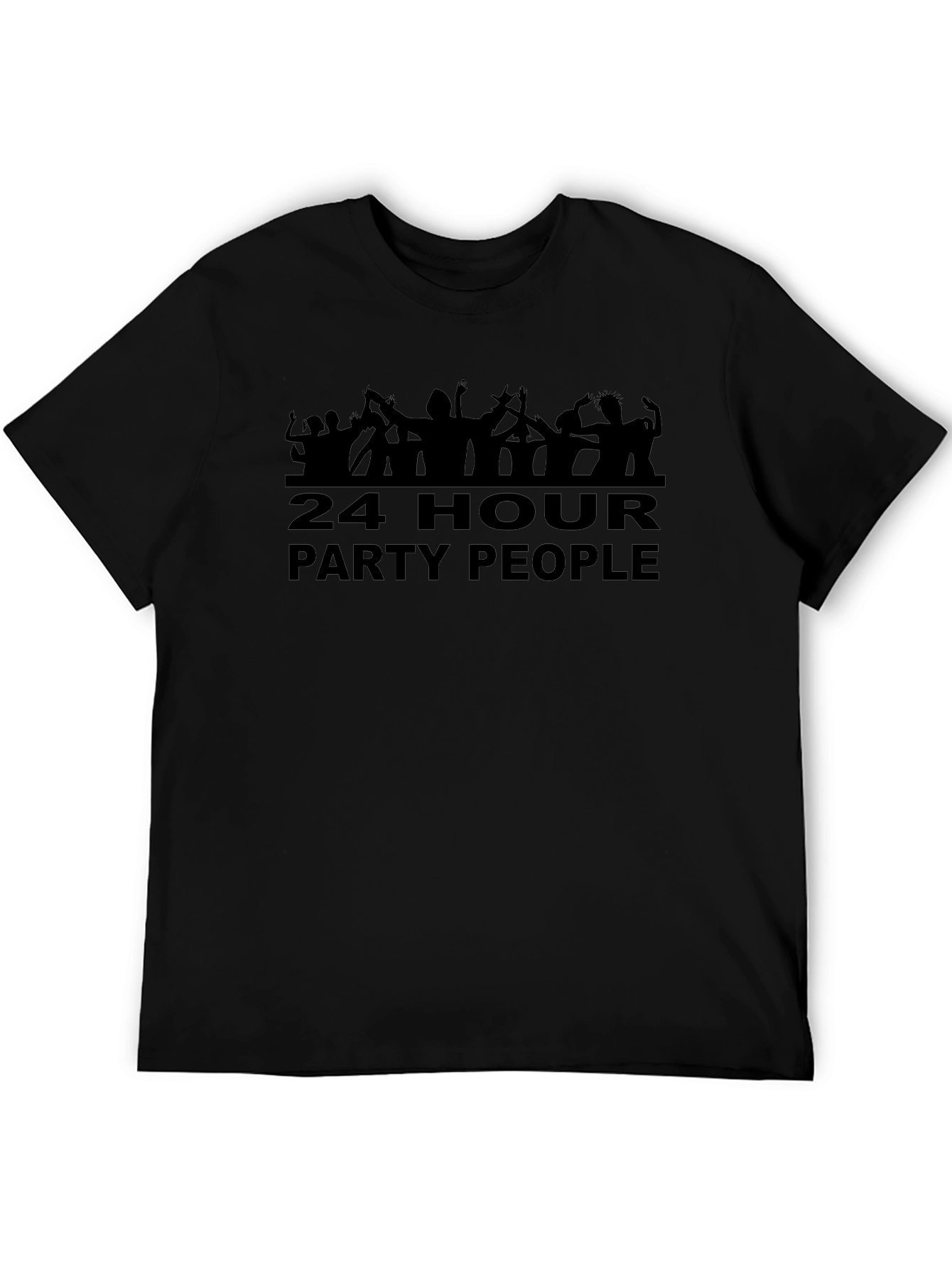 24 Hour Party People Black T-Shirt