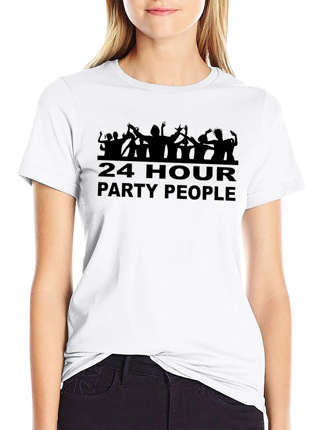 24 Hour Party People Black T-Shirt