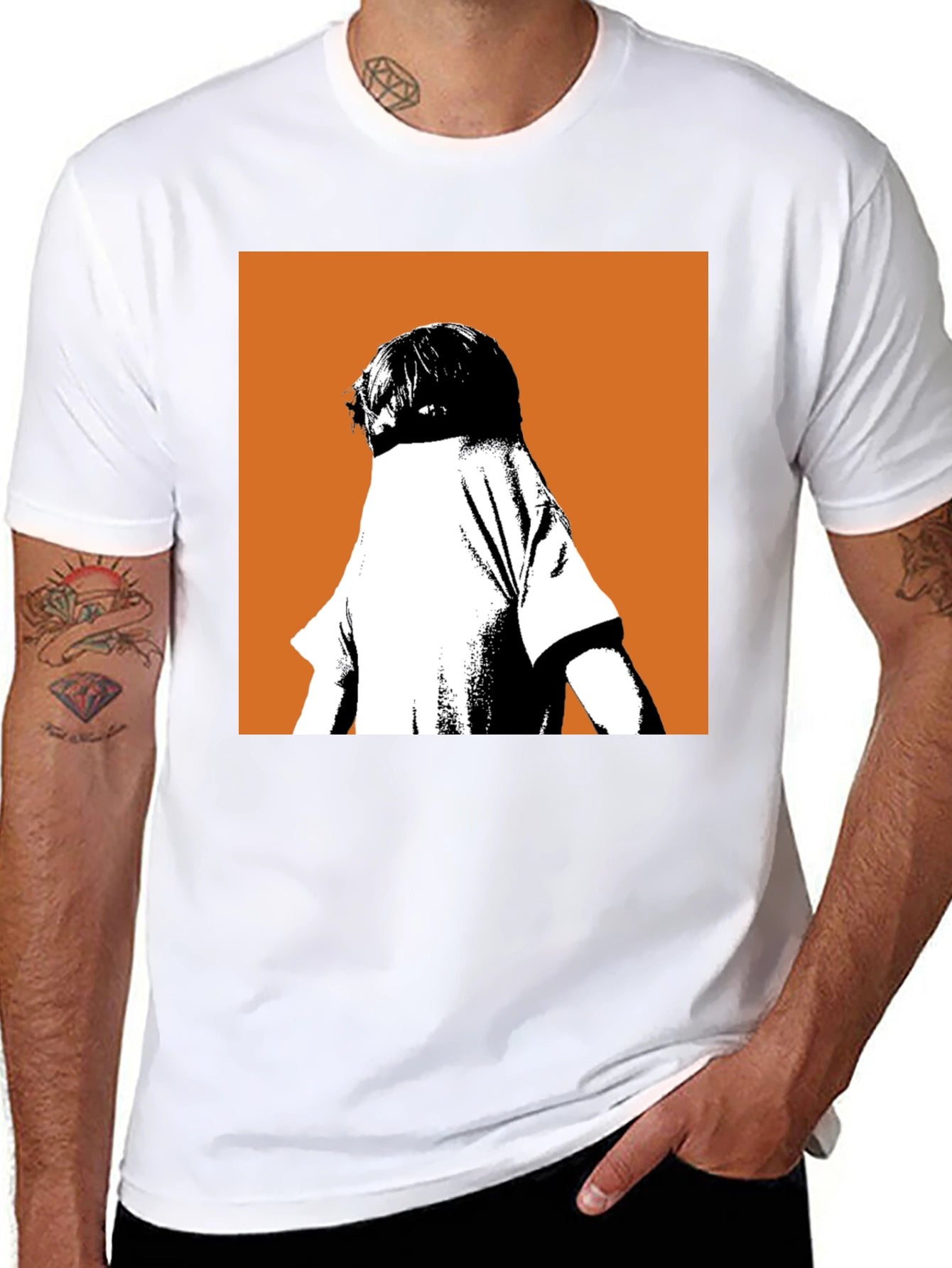 Abstract Graphic Tee - Modern Casual Wear