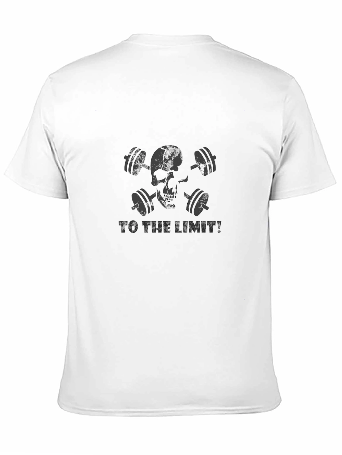 Skull Barbell Graphic T-Shirt - To The Limit!