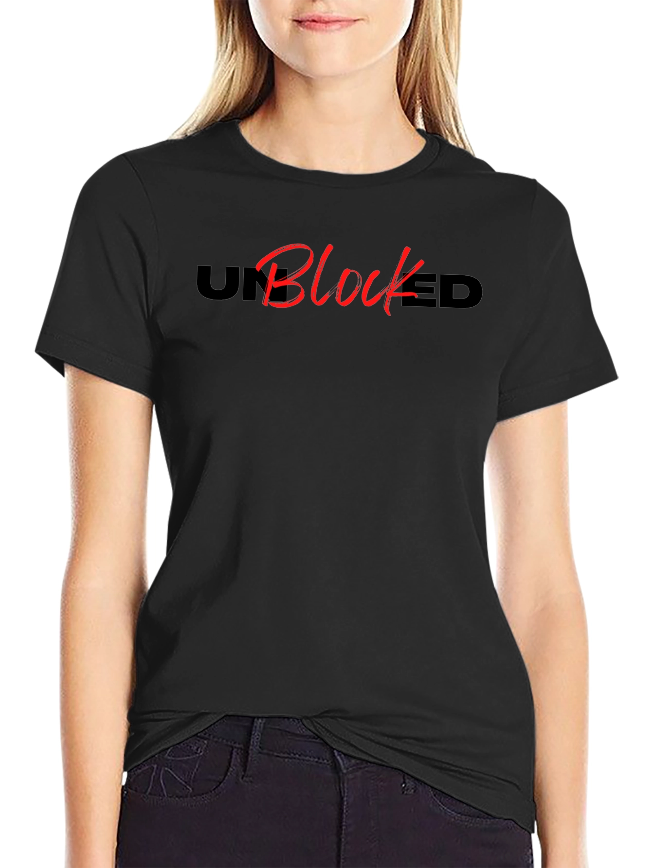 Unblocked Graphic Tee - Black