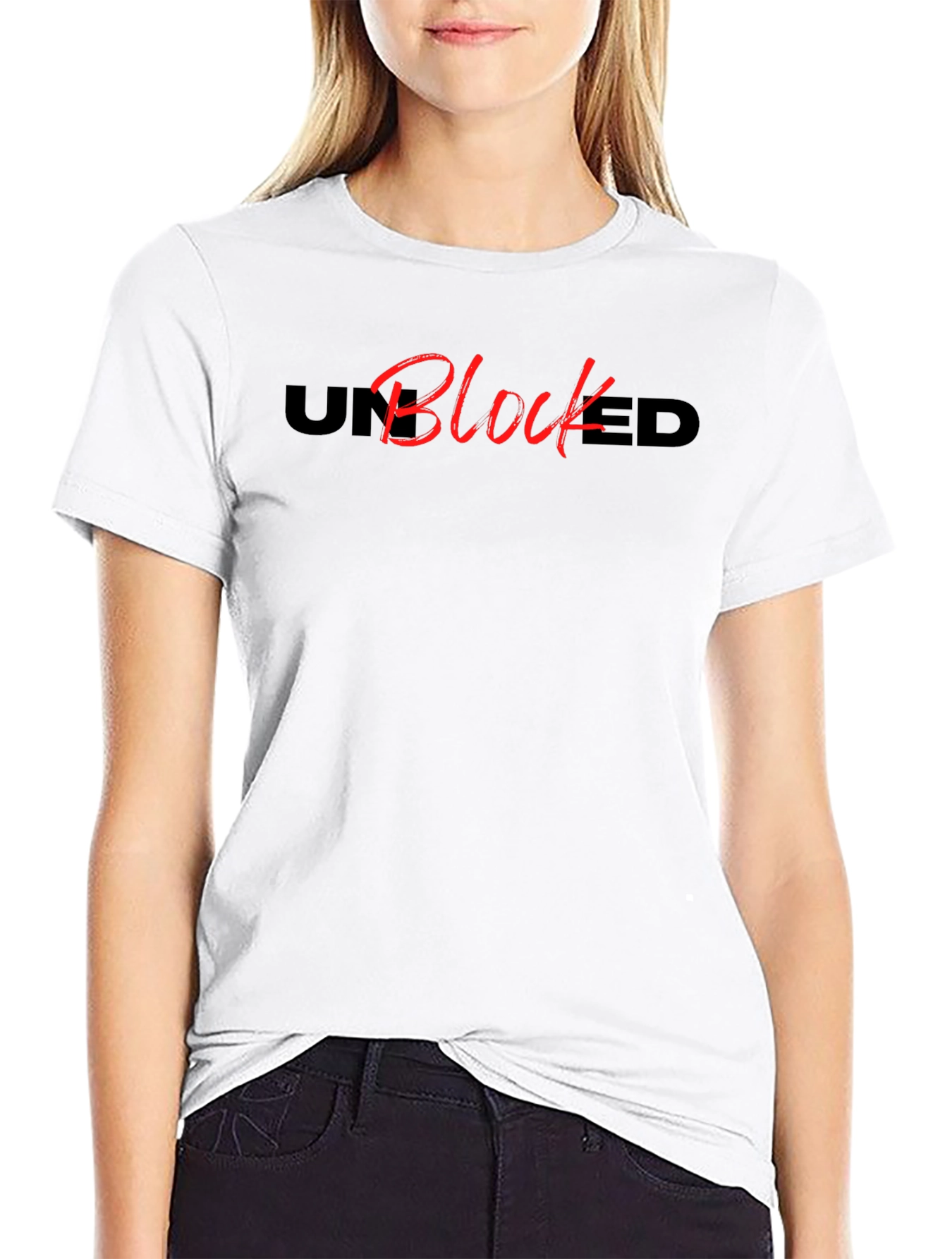 Unblocked Graphic Tee - Black