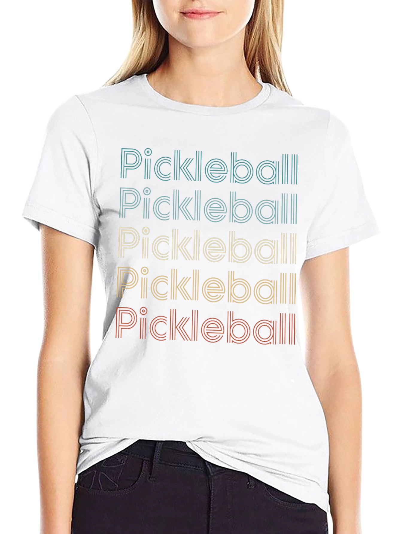 Retro Pickleball Graphic T-Shirt