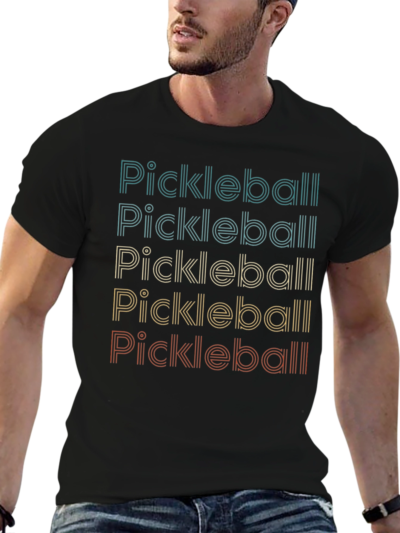 Retro Pickleball Graphic T-Shirt
