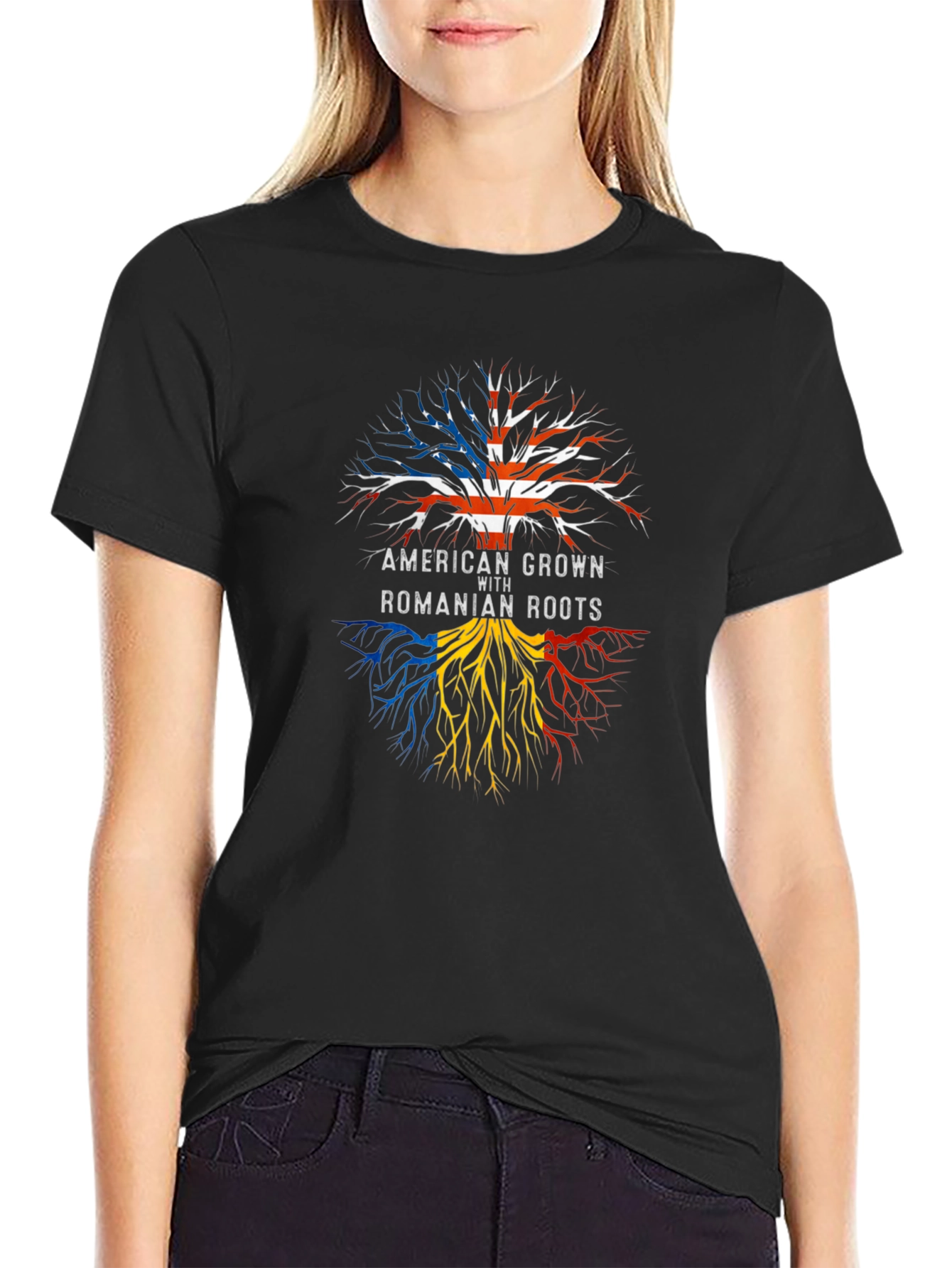 American Grown Romanian Roots T-Shirt
