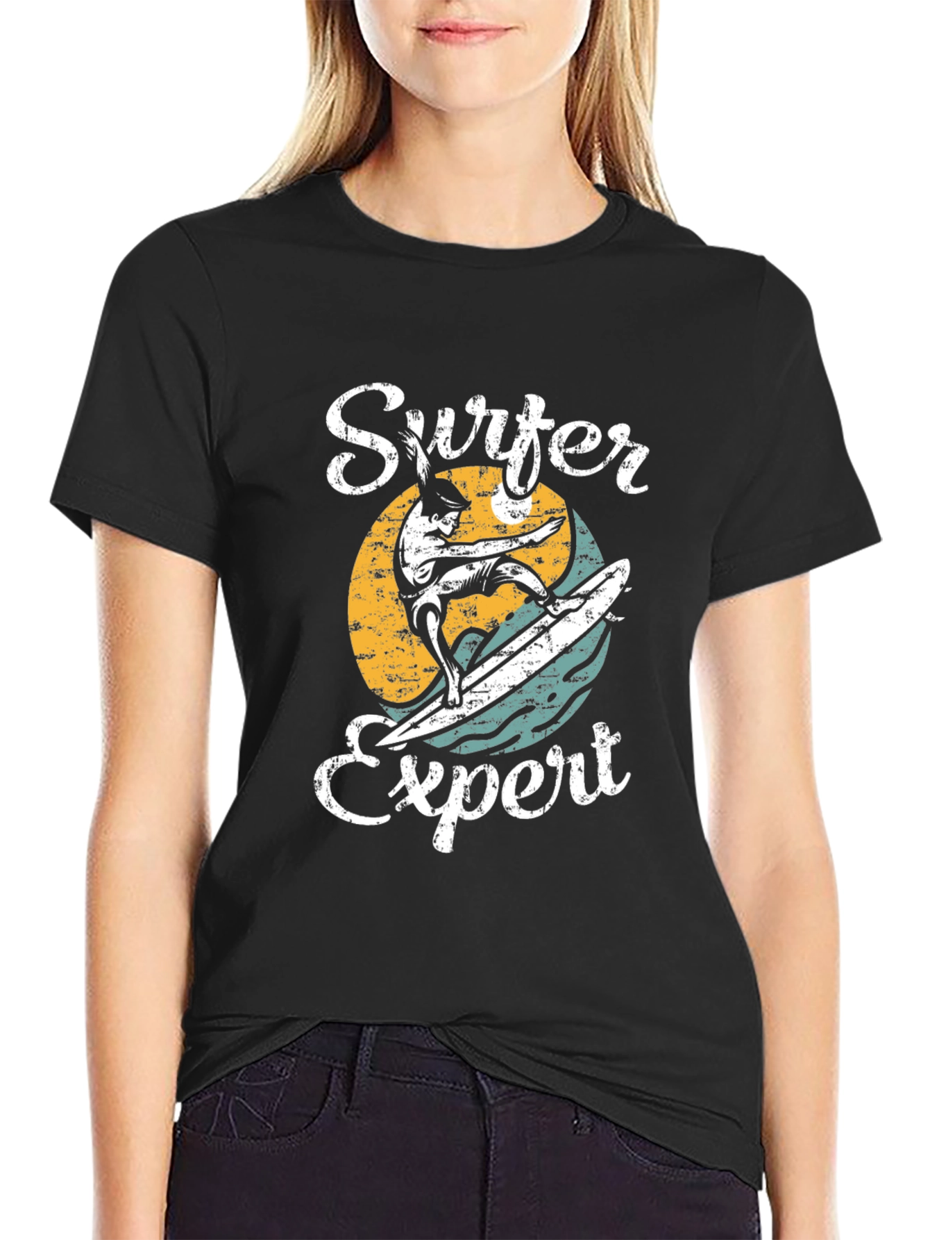 Surfer Expert Graphic Tee - Cool Surfing T-Shirt