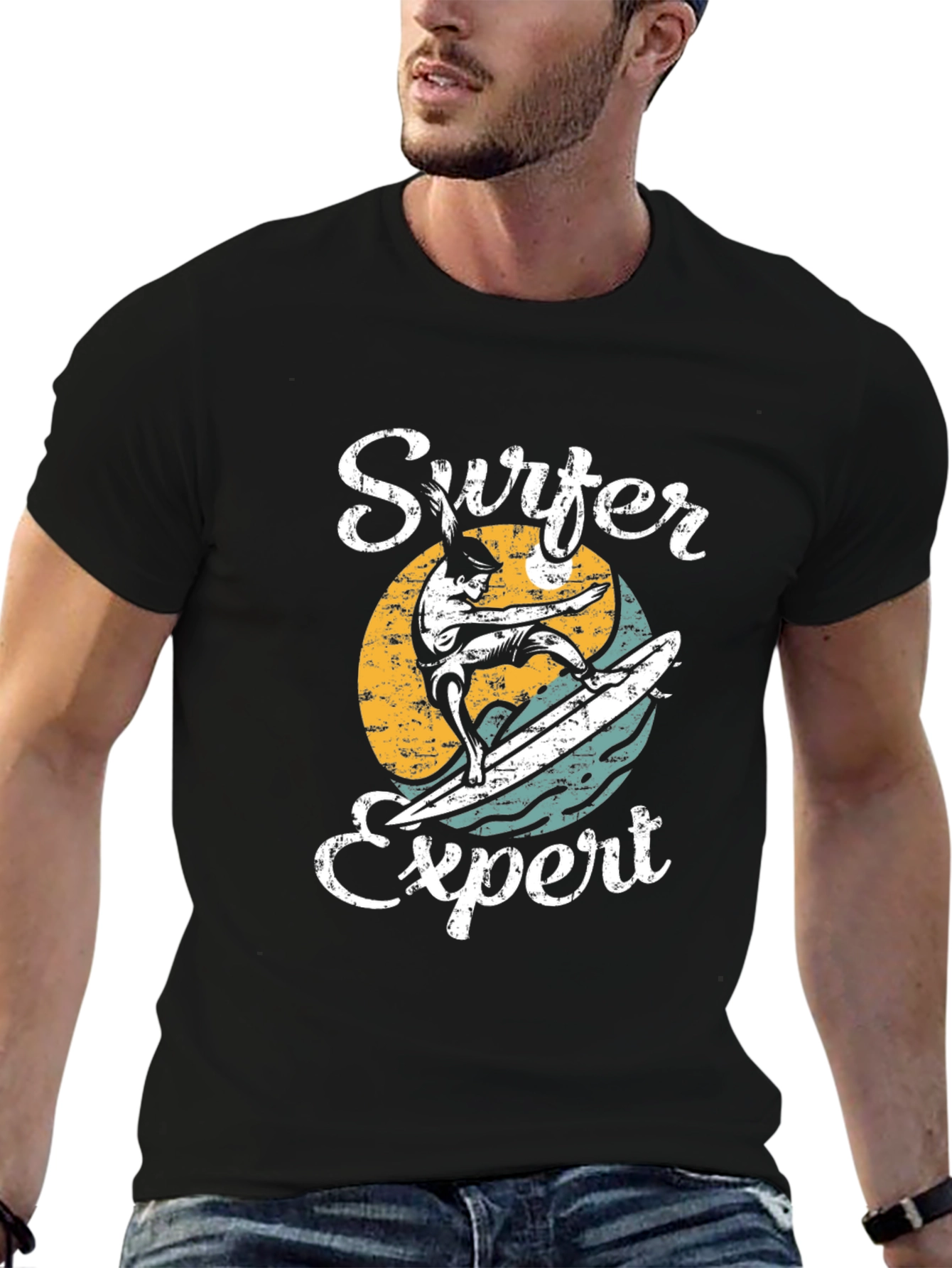Surfer Expert Graphic Tee - Cool Surfing T-Shirt