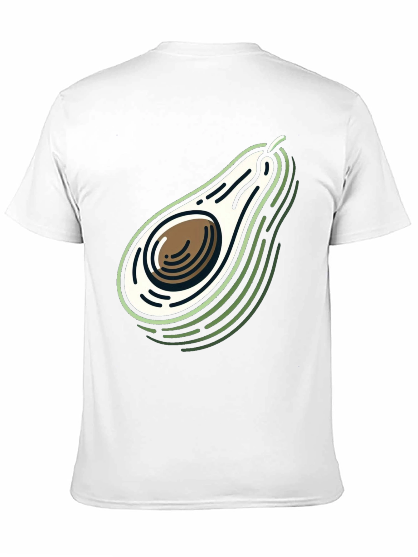 Avocado Graphic Tee - Stylish Mens T-Shirt