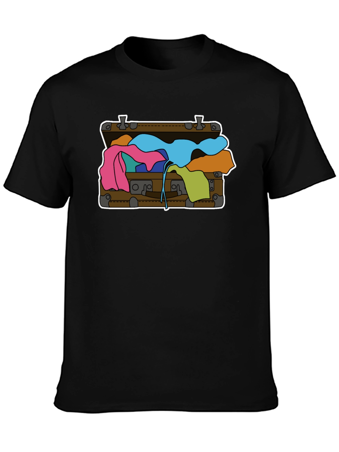 Suitcase Graphic Tee - Novelty Travel Shirt