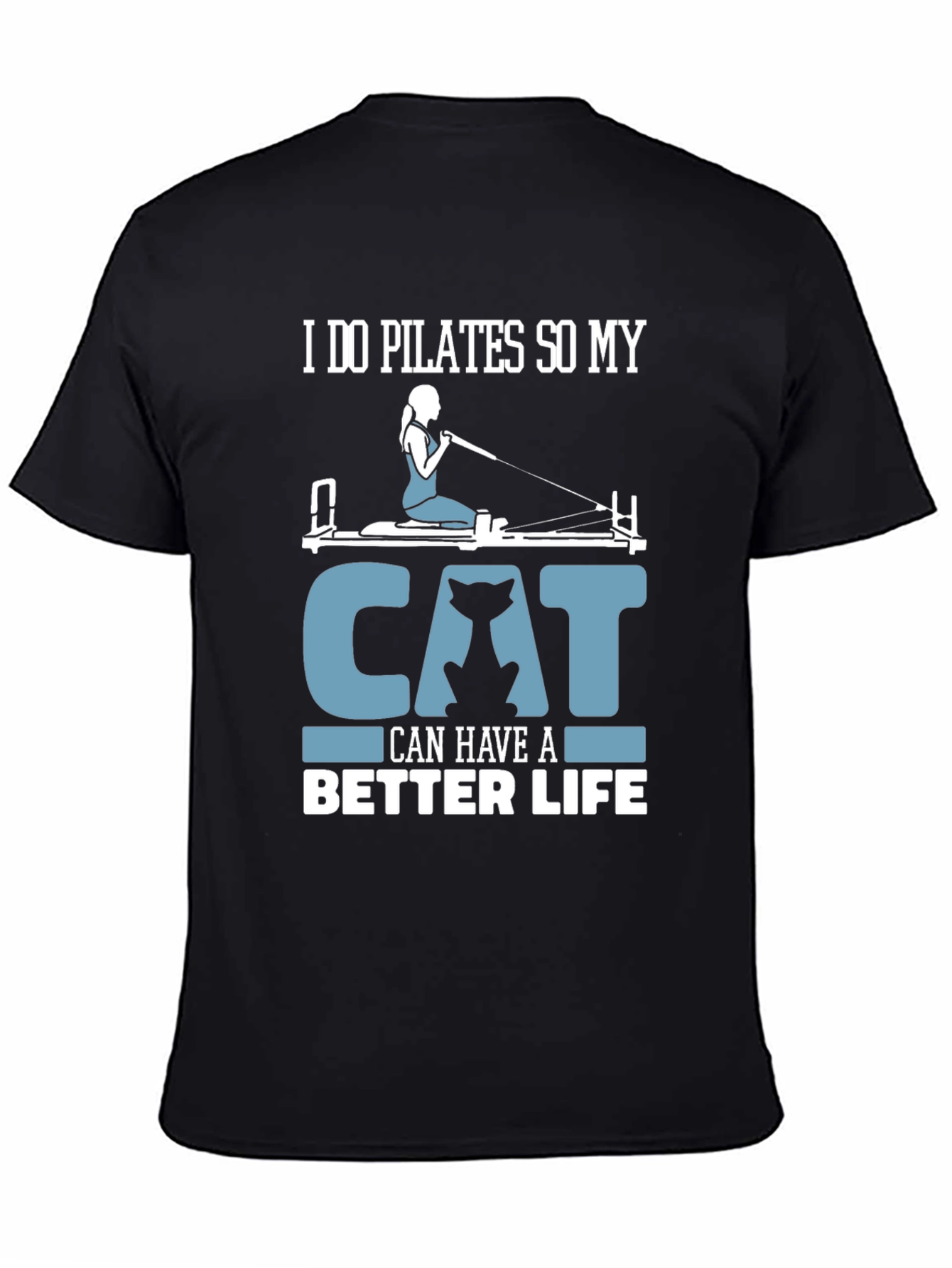 Pilates Cat Lover T-Shirt - Better Life