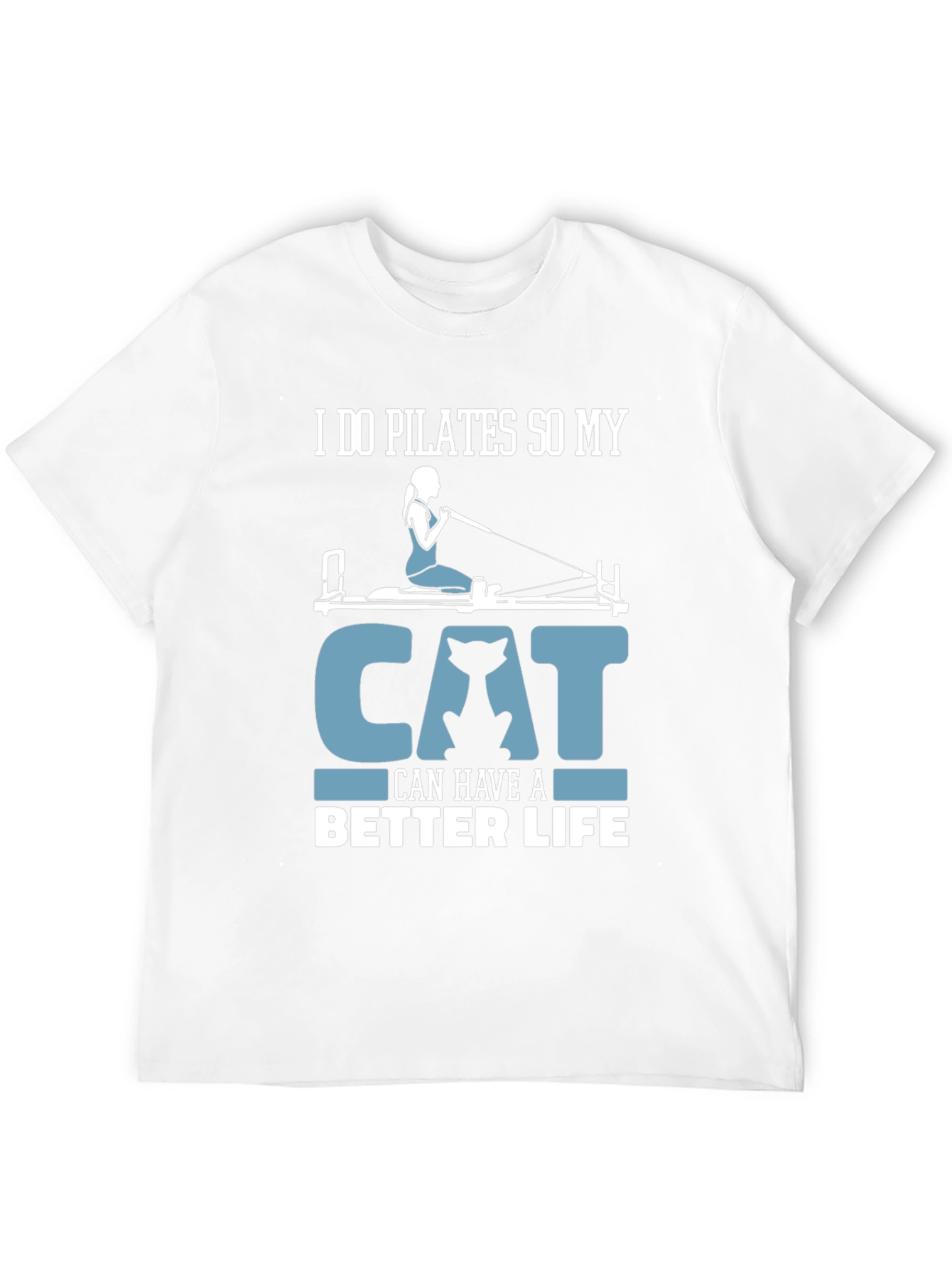 Pilates Cat Lover T-Shirt - Better Life